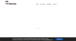 Desktop Screenshot of mb-it-dienste.de